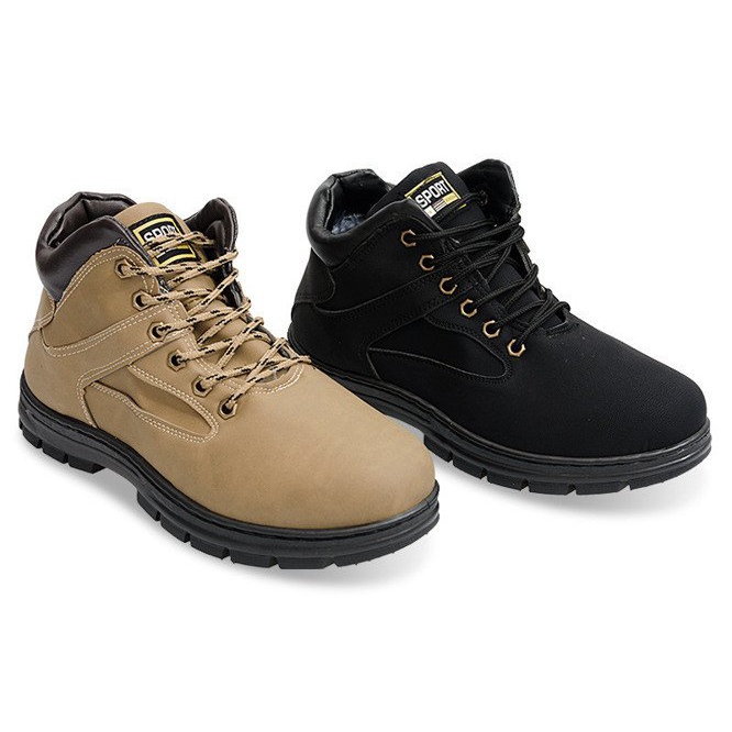 Lämmin saappaat A-8 Ruskea turkis 1