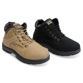 Lämmin saappaat A-8 Musta turkista 1