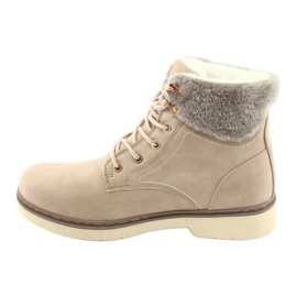American Club American Boots Naisten pitsi -UP beige RH47 2