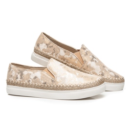 Vices Slip Ony kuten Espadrilles keltainen 2