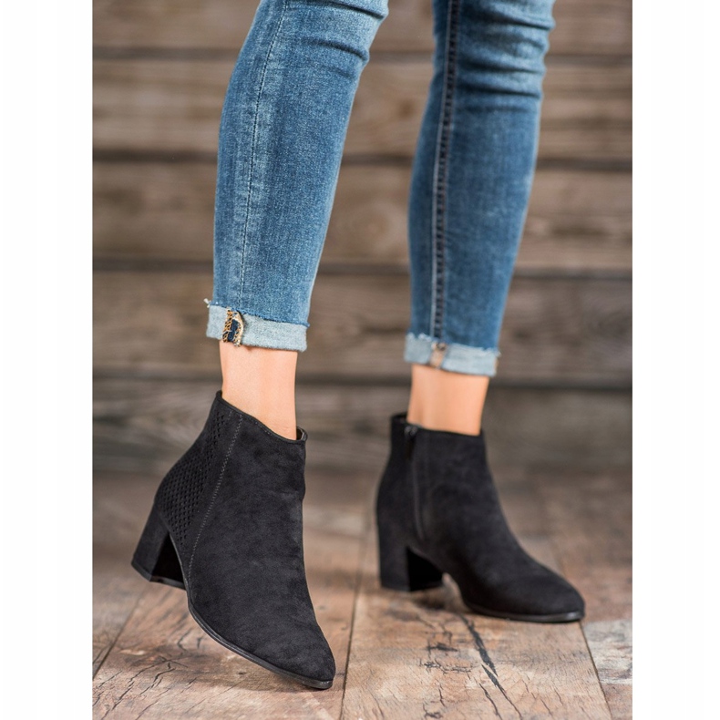 Filippo Suede korkokengät musta 2