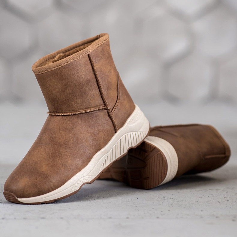 SHELOVET Mukavat lumisaappaat ruskea 1