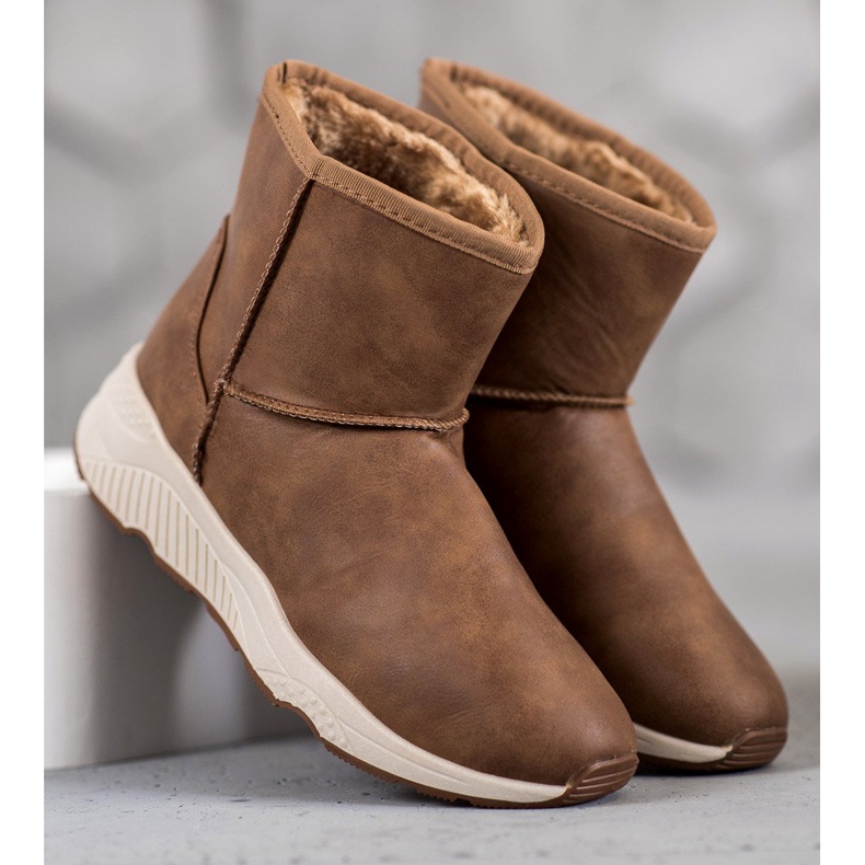 SHELOVET Mukavat lumisaappaat ruskea 2