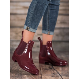SHELOVET Lakattu galoshes punainen 1
