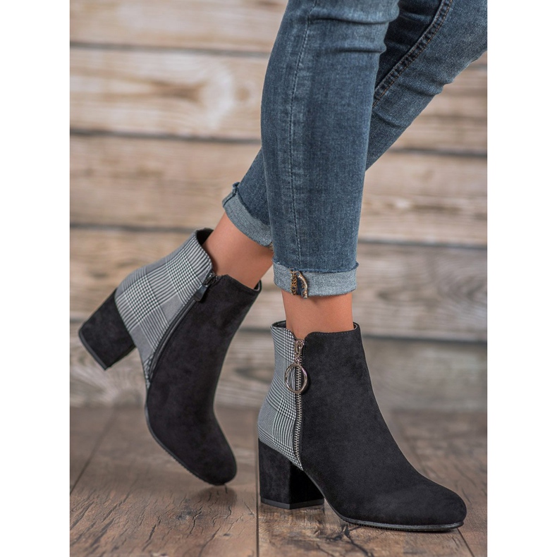 Filippo Saappaat kuvioinnilla musta 1