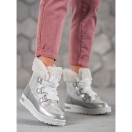 Lämpimät MCKEYLOR lumikengät harmaa 1