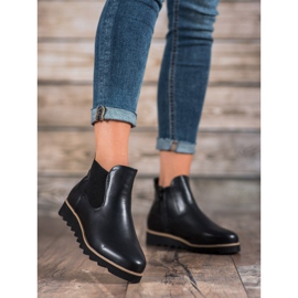 Bona Kevyet saappaat lavalla musta 1