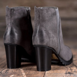 S. BARSKI Harmaat naisten saappaat 1