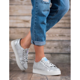 Hopeiset lenkkarit harmaa 2