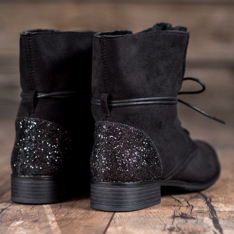 S. BARSKI Mustat nauhakengät 1