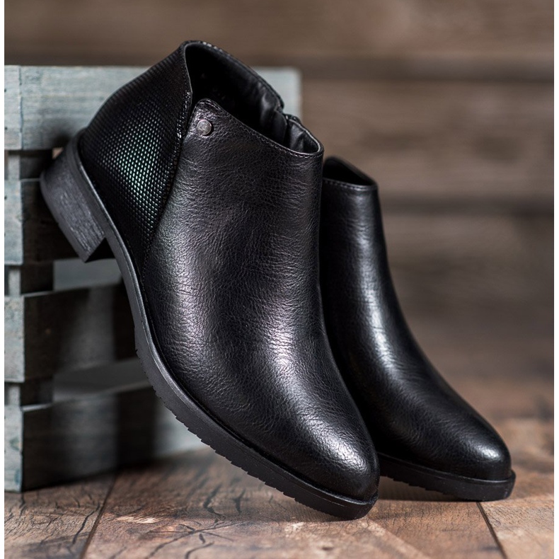 M.Daszyński Litteät kantapää saappaat musta 2