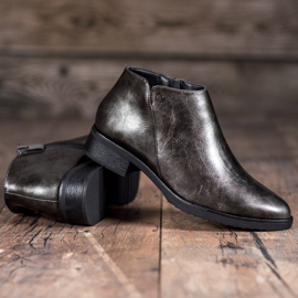 M.Daszyński Litteät kantapää saappaat harmaa 1