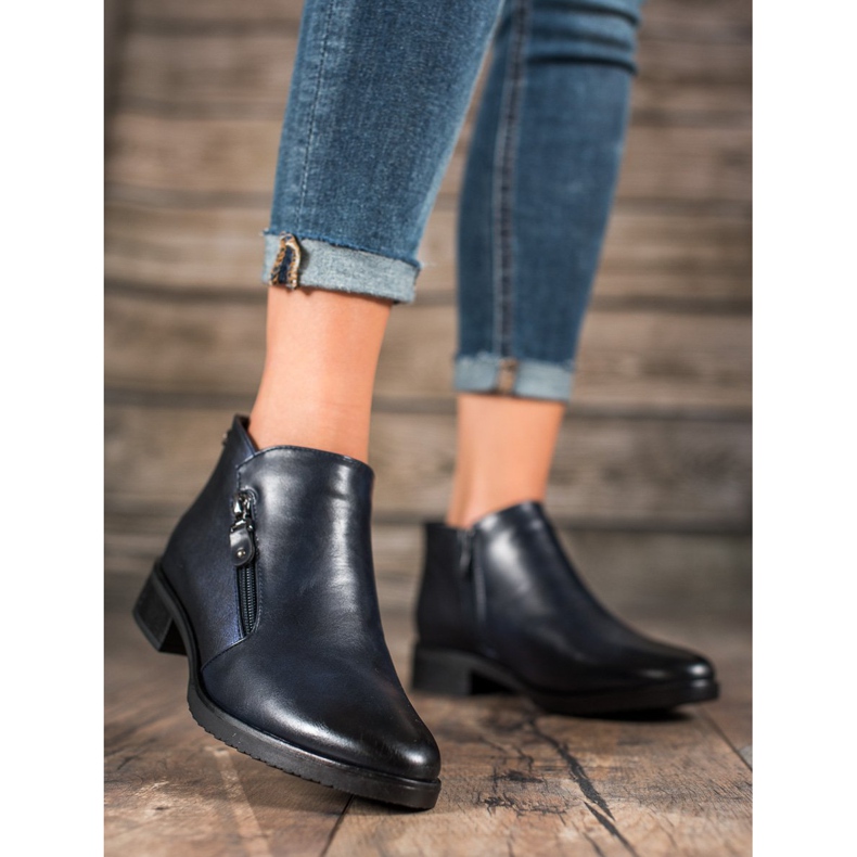 M.Daszyński Matalat laivastonsiniset saappaat sininen 2