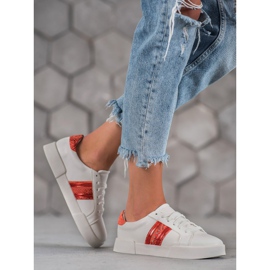 Bestelle Valkoiset urheilukengät valkoinen 2