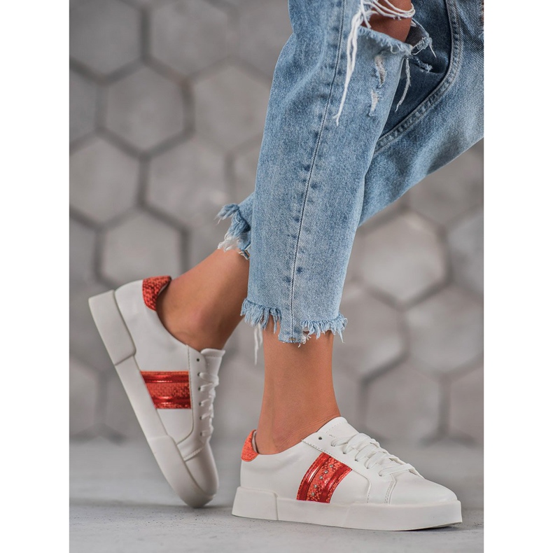 Bestelle Valkoiset urheilukengät valkoinen 2