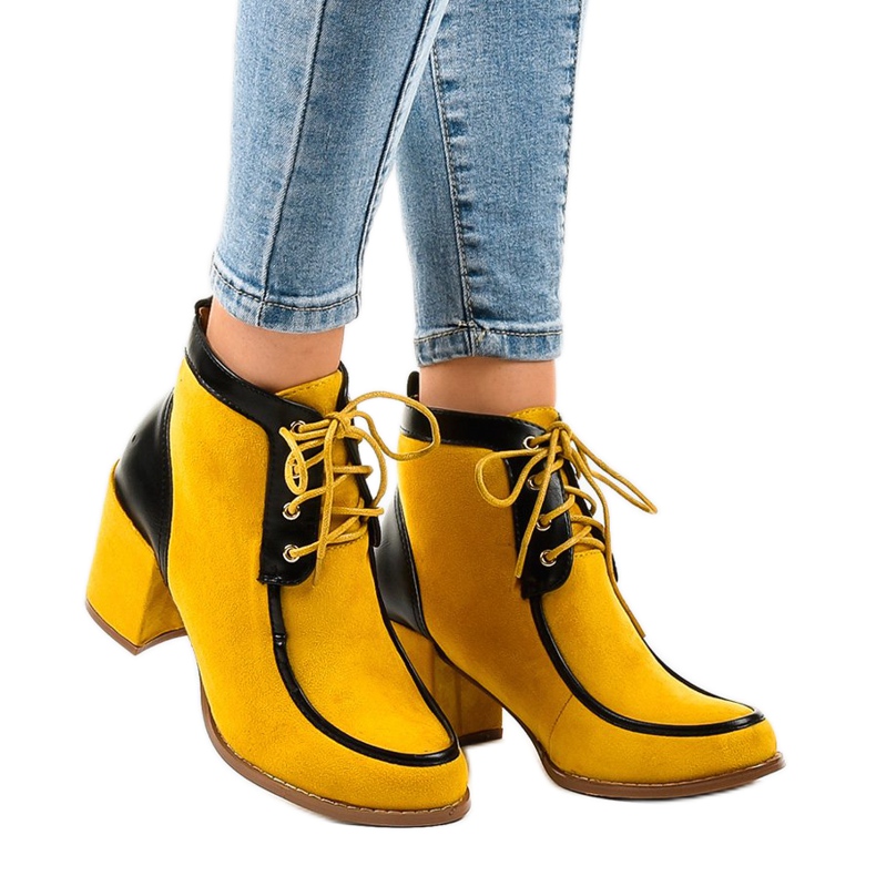 Kamelin mokkanahkaiset nilkkurit HF-296-pylväässä ruskea monivärinen 1