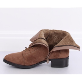 Nauhalliset saappaat, beige 3127 Khaki 1