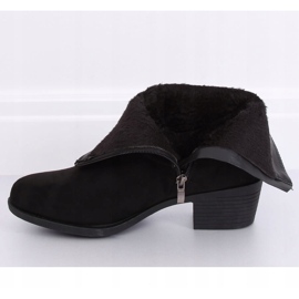 Naisten mustat cowboy-saappaat 8035-GA Black 1