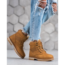 SHELOVET Kamelin talvikengät ruskea monivärinen 1