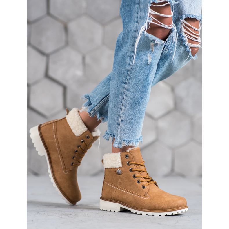 McKey Trappers lampaannahkaa ruskea 2