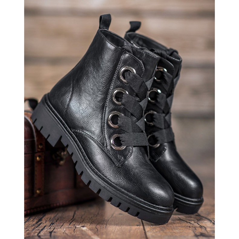 SHELOVET Työntekijät alustalla musta 1