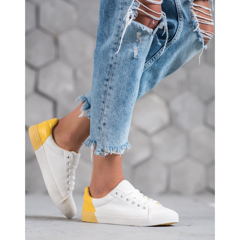 Bestelle Eco -nahka lenkkarit valkoinen 2