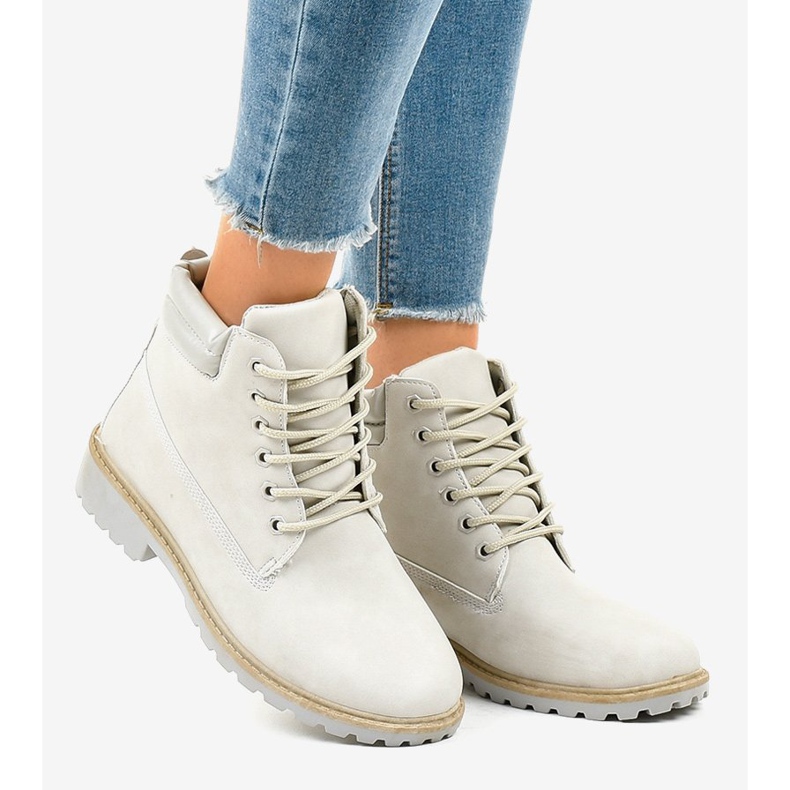 Harmaat vaelluskengät ilman eristystä W-3033 2