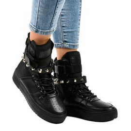 Mustat litteät lenkkarit Y-205 1