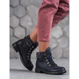 SHELOVET Tummansiniset saappaat sininen 2