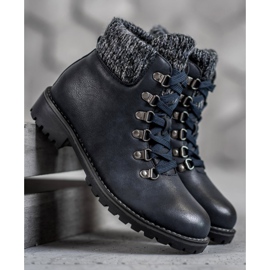 SHELOVET Tummansiniset saappaat sininen 1