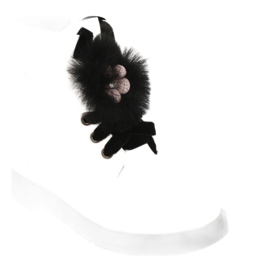 Lakatut saappaat Evento 1438 tölkistä valkoinen musta 1