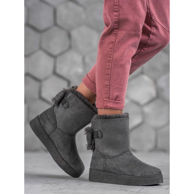 SHELOVET Mukluki jousella harmaa 1