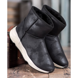 SHELOVET Mukavat lumisaappaat musta 1