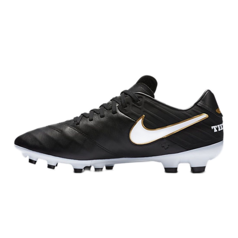 Nike Tiempo Mystic V Fg jalkapallokengät musta musta 2