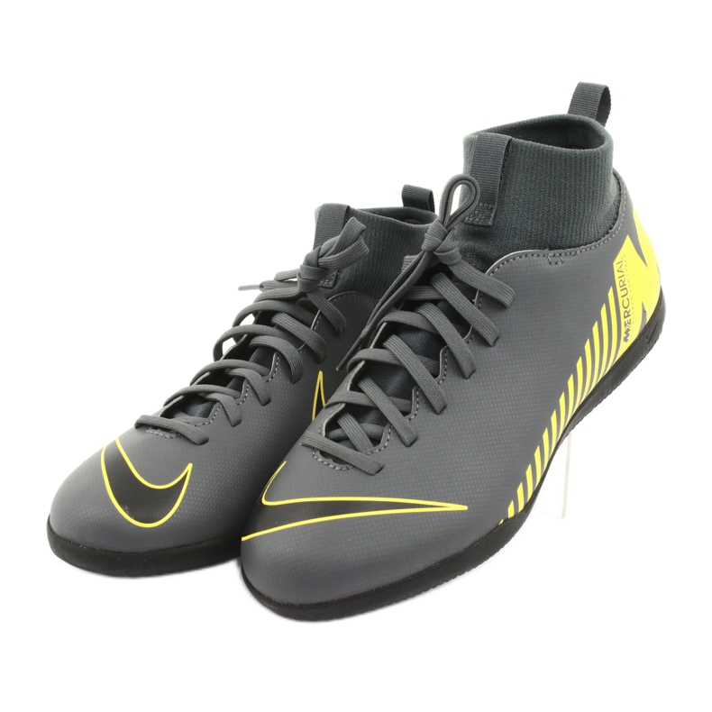 Sisäkengät Nike Mercurial Superfly X 6 Club Ic Jr AH7346-070 harmaa 3