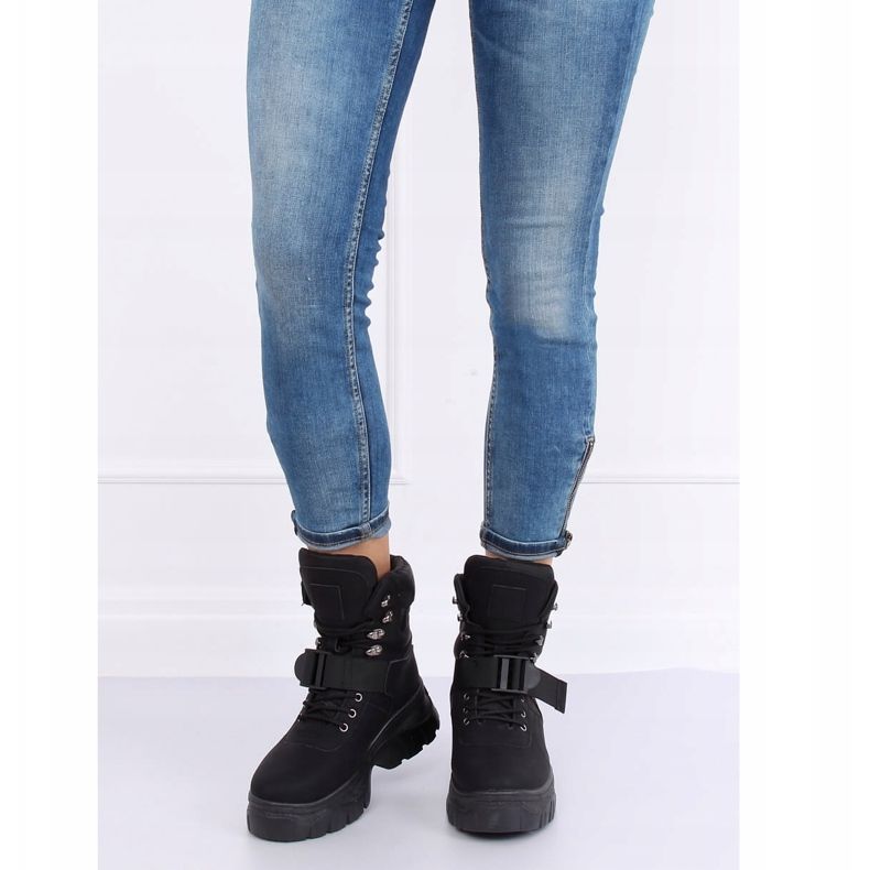 Musta HE117P Mustat kengät 1