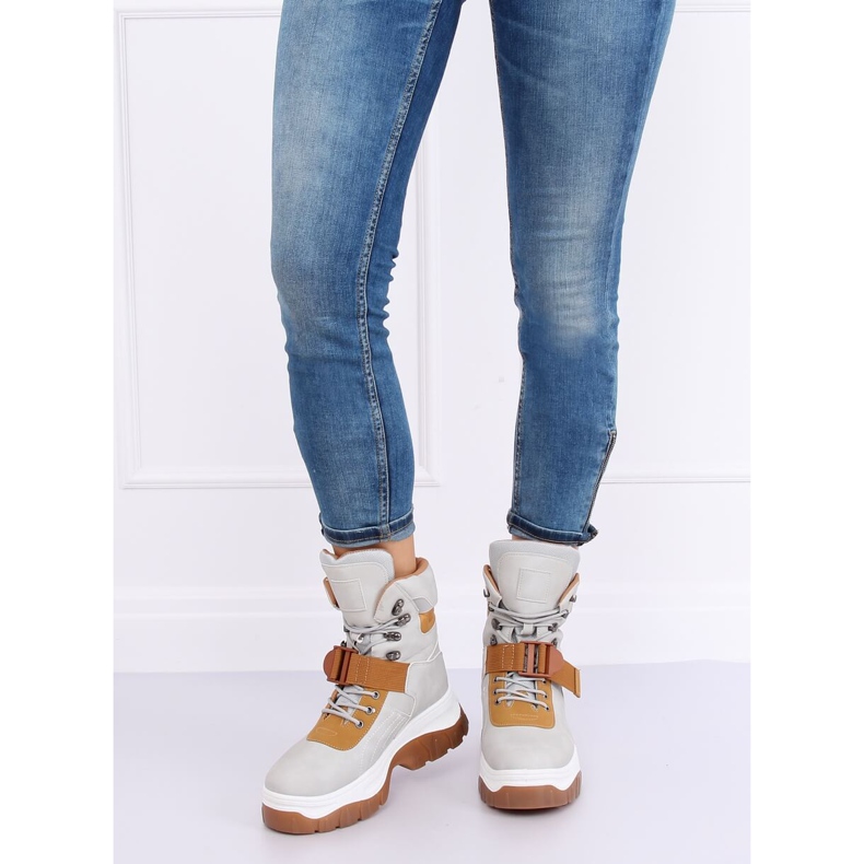 Harmaa HE117P Harmaat kengät 1