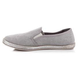 Mckeylor Suede Espadrilles Slip On harmaa 1