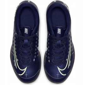 Nike Mercurial Vapor 13 Club Mds Tf Jr CJ1179-401 jalkapallokengät monivärinen laivastonsininen 1