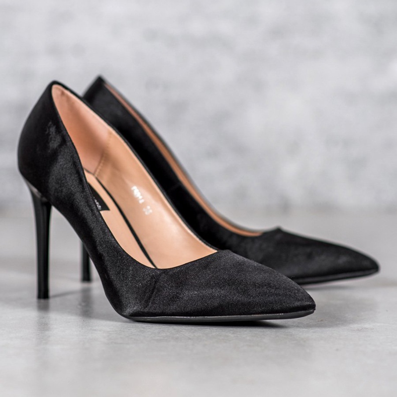 SHELOVET Satiini nastat musta 2