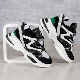 Muodikkaat VICES -lenkkarit valkoinen musta monivärinen 1