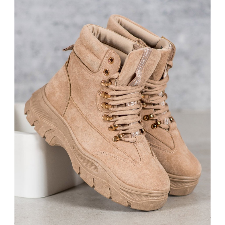 Saappaat VICES -alustalla ruskea 1