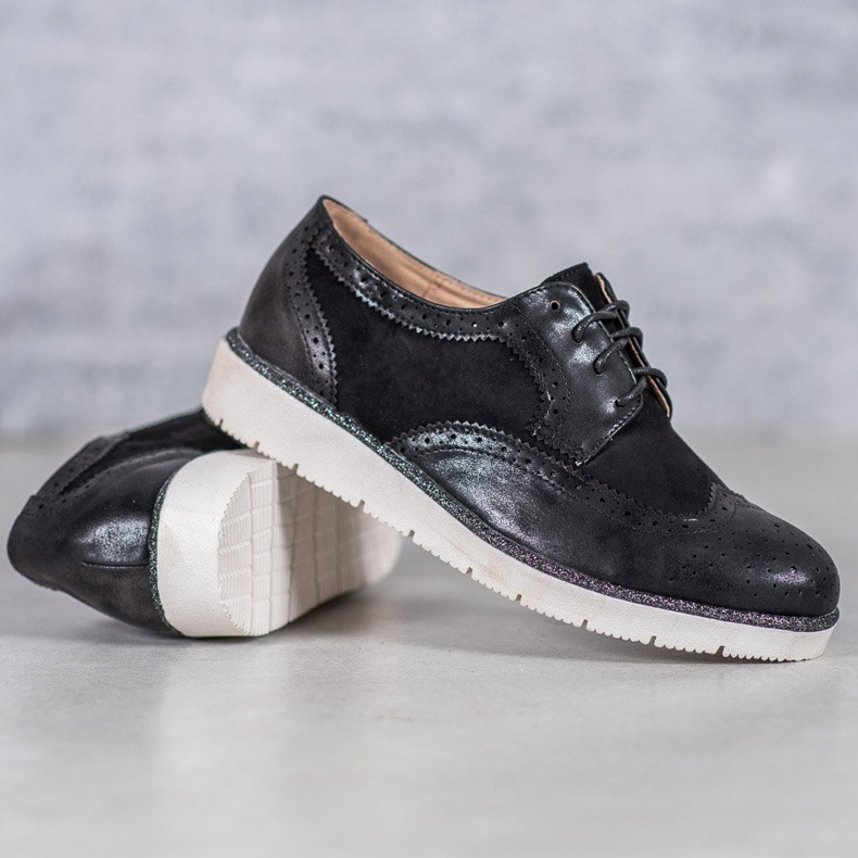 VICES mokkanahkaiset kengät musta 1