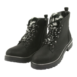 American Club Black Boots Boots GC33 Musta 3