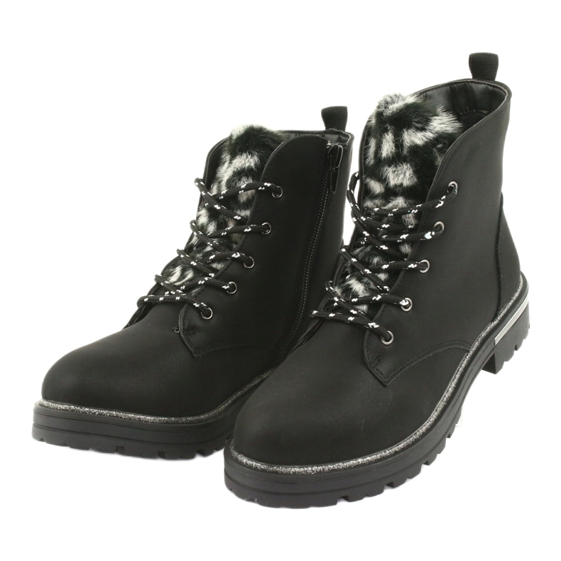 American Club Black Boots Boots GC33 Musta 3