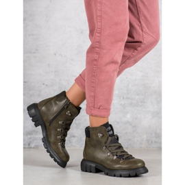 Kylie Nauhalliset saappaat vihreä 1