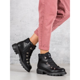 Kylie Nauhalliset saappaat musta 1