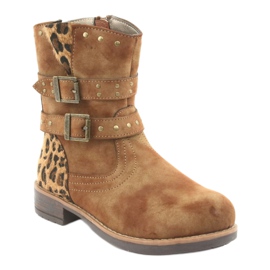 American Club ruskeat pantterisaappaat 1