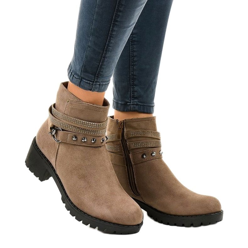 Vihreät mokkanahkaiset korkokengät L3058-29 monivärinen 1