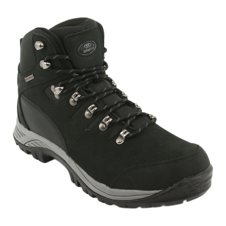 Atletico 66176 mustat solmitut vaelluskengät 1